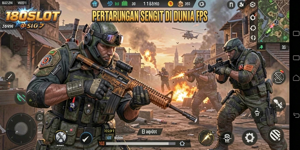 Tampilan gameplay seru di <strong>180SLOT</strong> dengan aksi pertempuran yang intens.