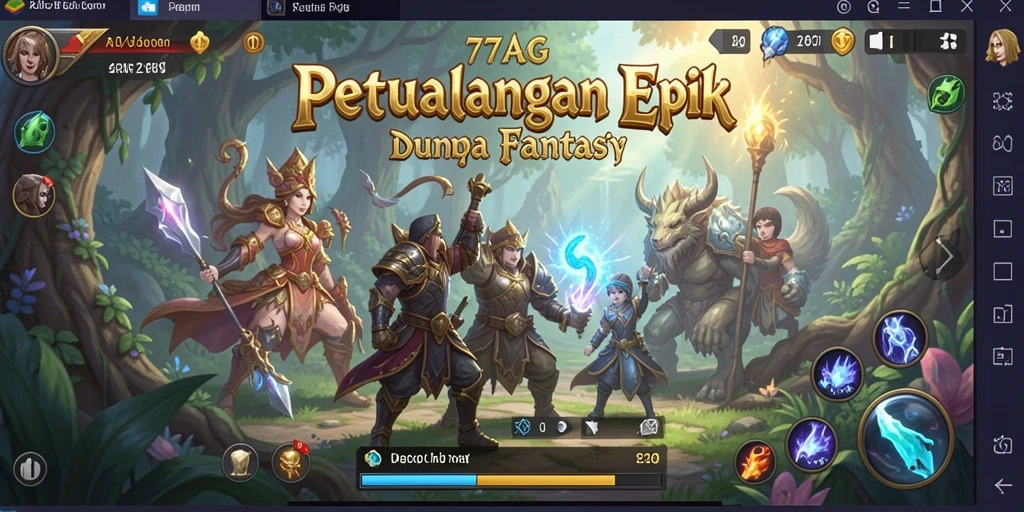 Gameplay 77AG menampilkan aksi petualangan yang seru dan menantang.