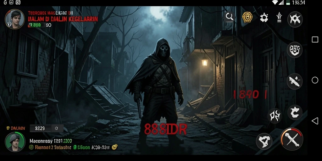 Gameplay menyeramkan di <strong>888IDR</strong> dengan suasana mencekam.