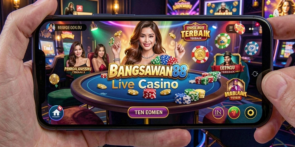 Tampilan gameplay BANGSAWAN88 yang mendebarkan di Live Casino.