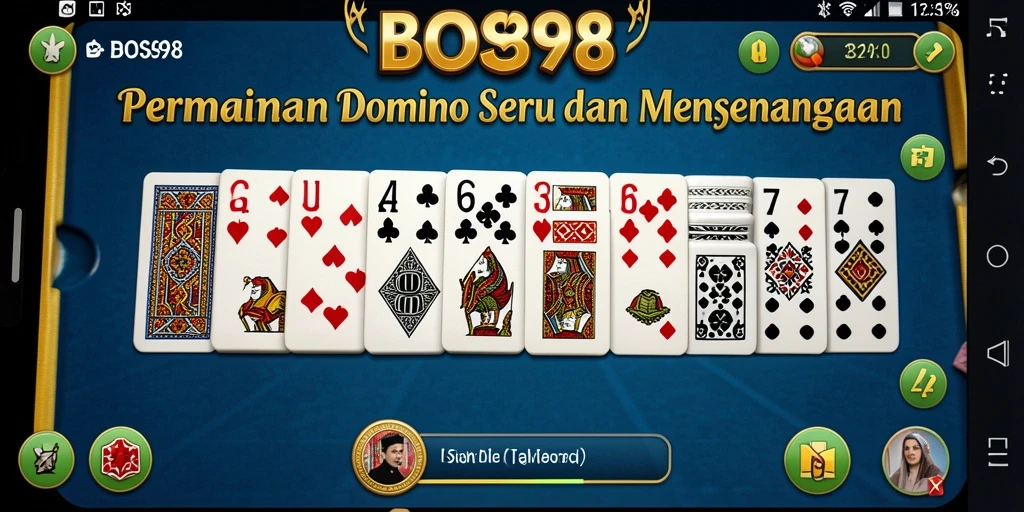 Screenshot gameplay BOS898 menunjukkan keseruan bermain Domino.