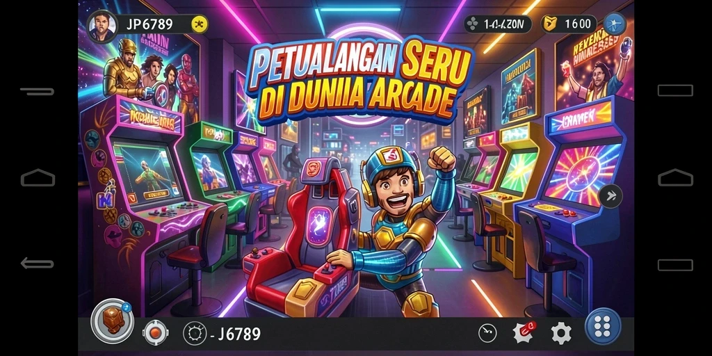 Screenshot gameplay JP6789 menampilkan aksi seru dalam permainan Arcade.