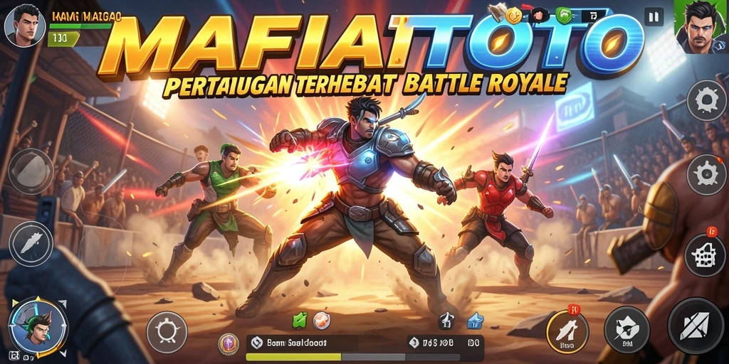 Tampilan mendebarkan pertempuran dalam MAFIATOTO.