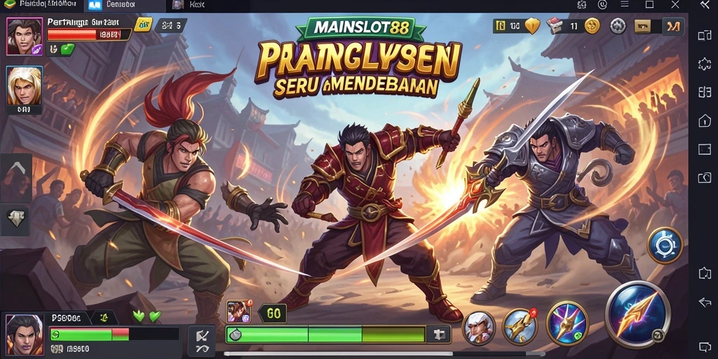 Tampilan pertarungan seru dalam gameplay MAINSLOT88.