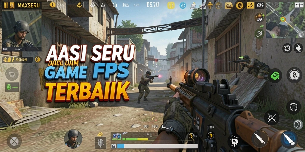 Gameplay seru dari MAXSERU yang penuh aksi FPS.