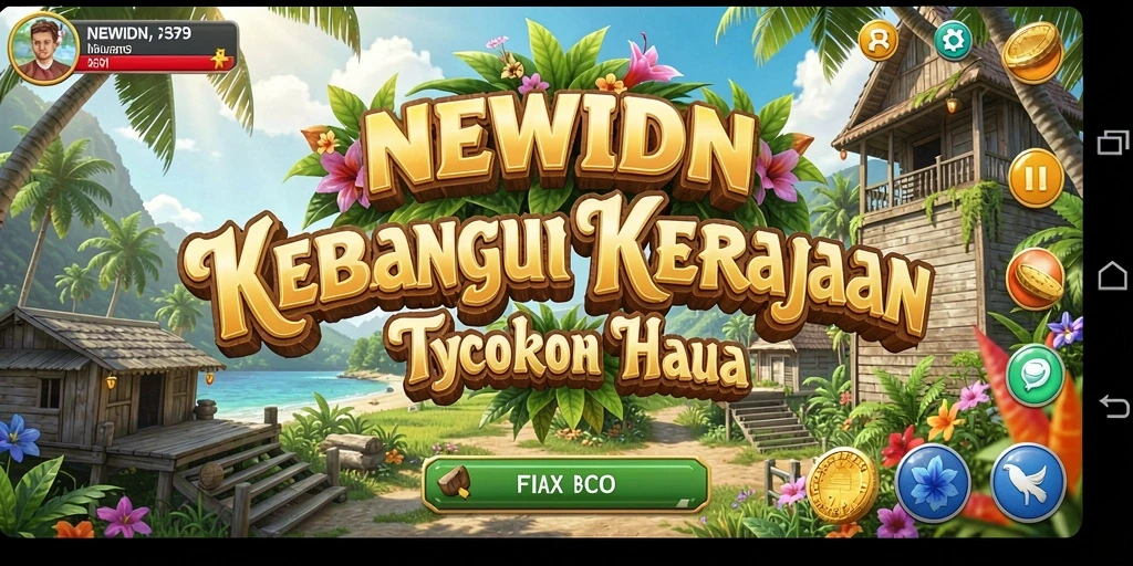 Tampilan gameplay mengesankan dari NEWIDN yang menunjukkan bisnis yang berkembang.