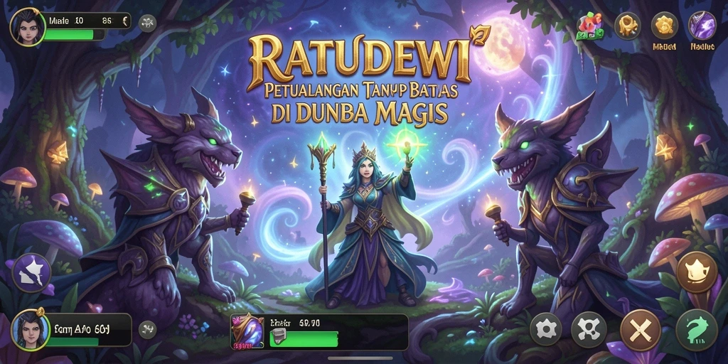 Gameplay menarik dan menantang dalam RATUDEWI.