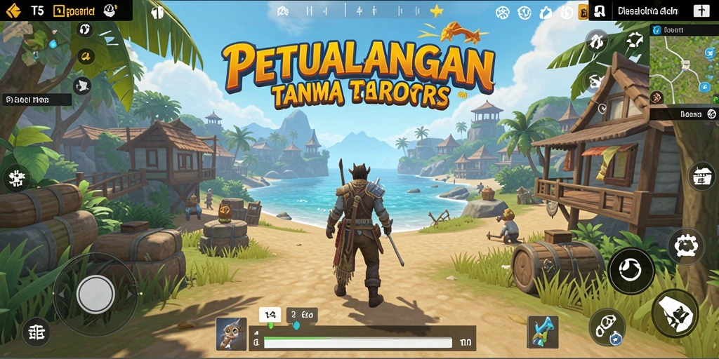 Gameplay T6 menampilkan eksplorasi dunia terbuka yang menakjubkan.